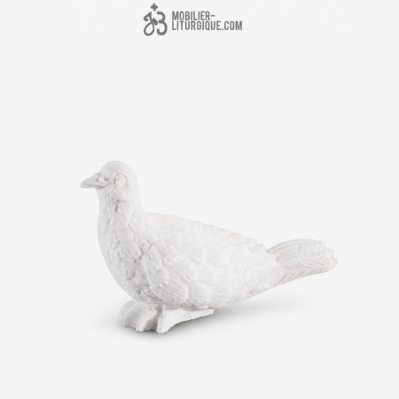 Statue La colombe Blanc