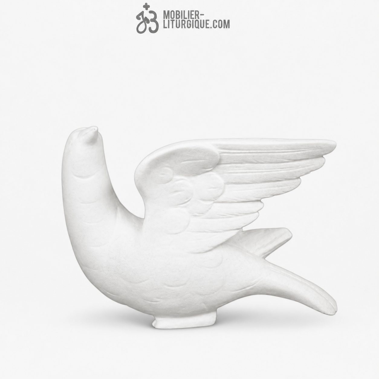 Statue La colombe Blanc