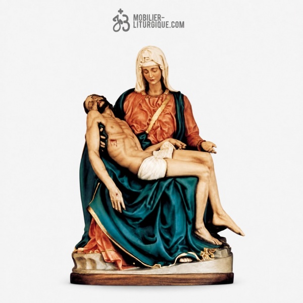 Statue La Pi�ta color�e