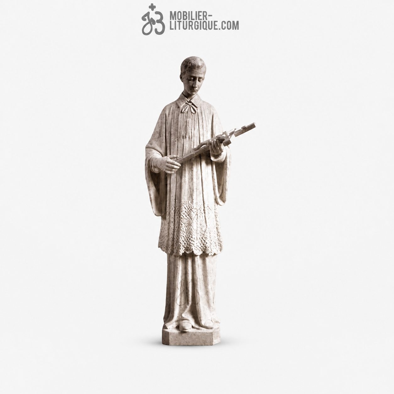 Statue Louis de Gonzague : statue sur mesure Marbre