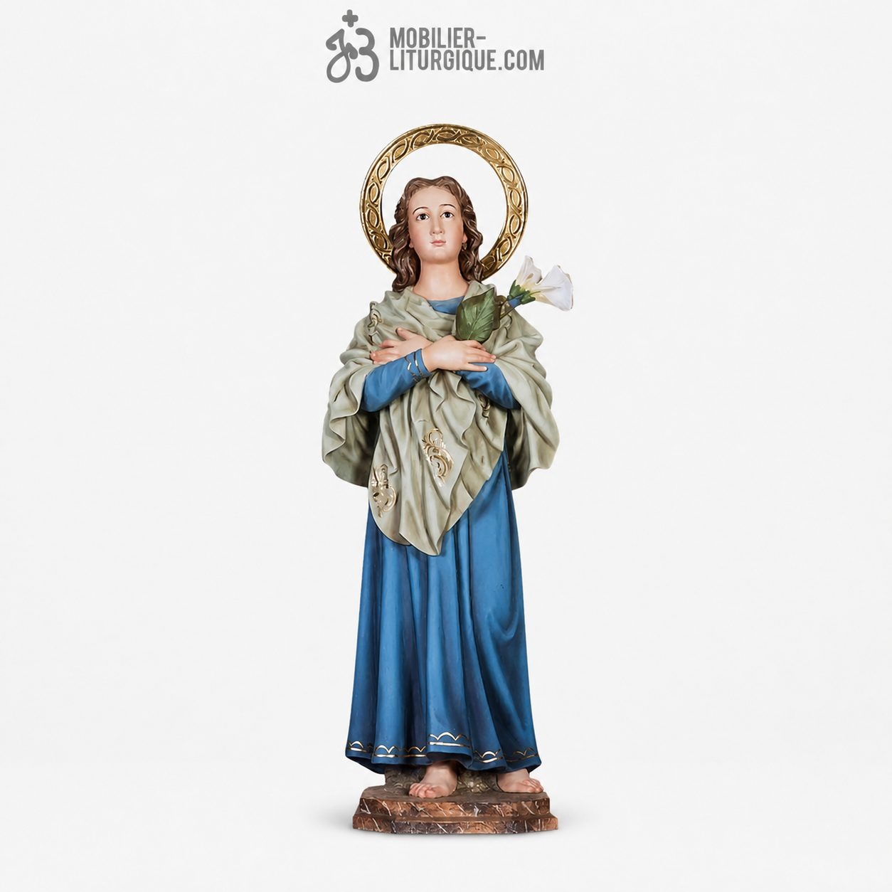 Statue Maria Goretti Polychrome