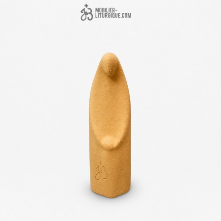 Statue moderne de la Vierge &agrave; l\'Enfant en c&eacute;ramique