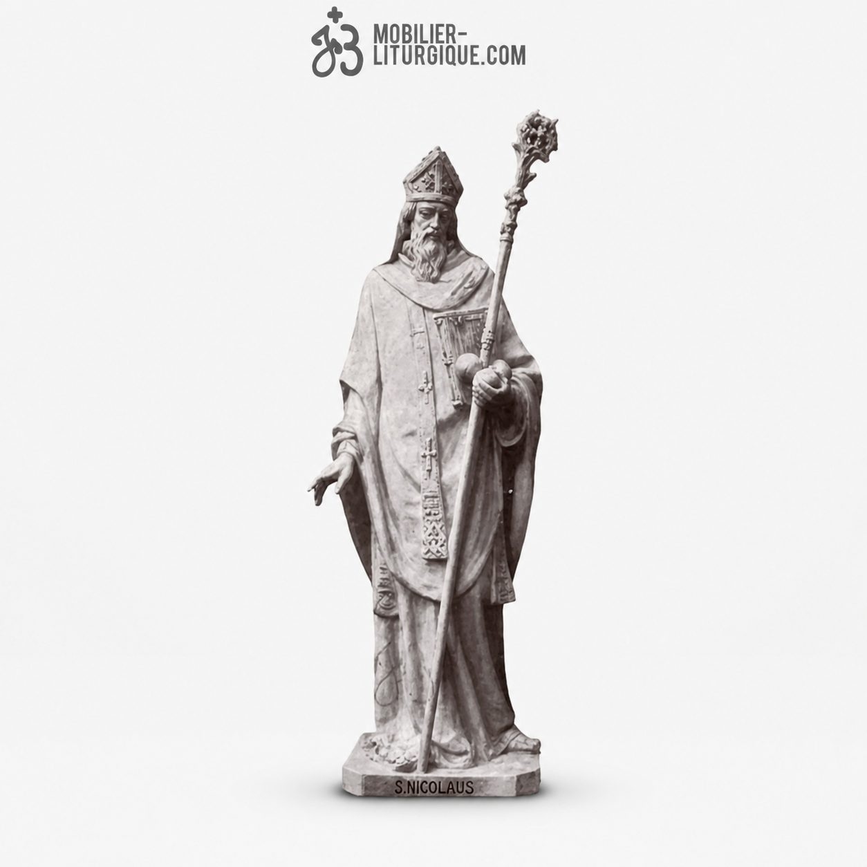 Statue Nicolas : statue sur mesure Marbre