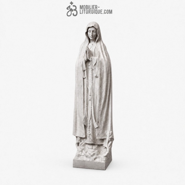 Statue Notre Dame de Fatima : statue sur mesure Marbre