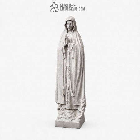 Statue Notre Dame de Fatima : statue sur mesure Marbre