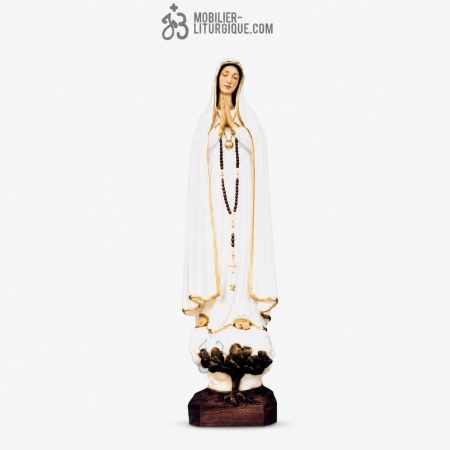 Statue Notre Dame de Fatima color&eacute;e