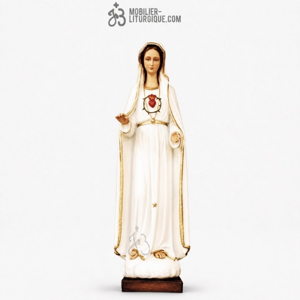 Statue Notre Dame de Fatima D�cor�e