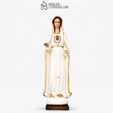 Statue Notre Dame de Fatima D&eacute;cor&eacute;e