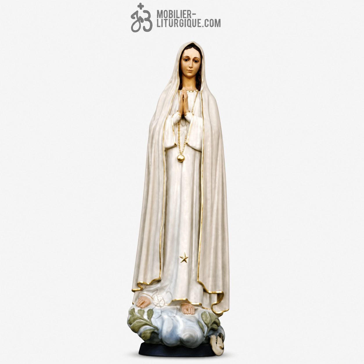 Statue Notre Dame de Fatima Polychrome