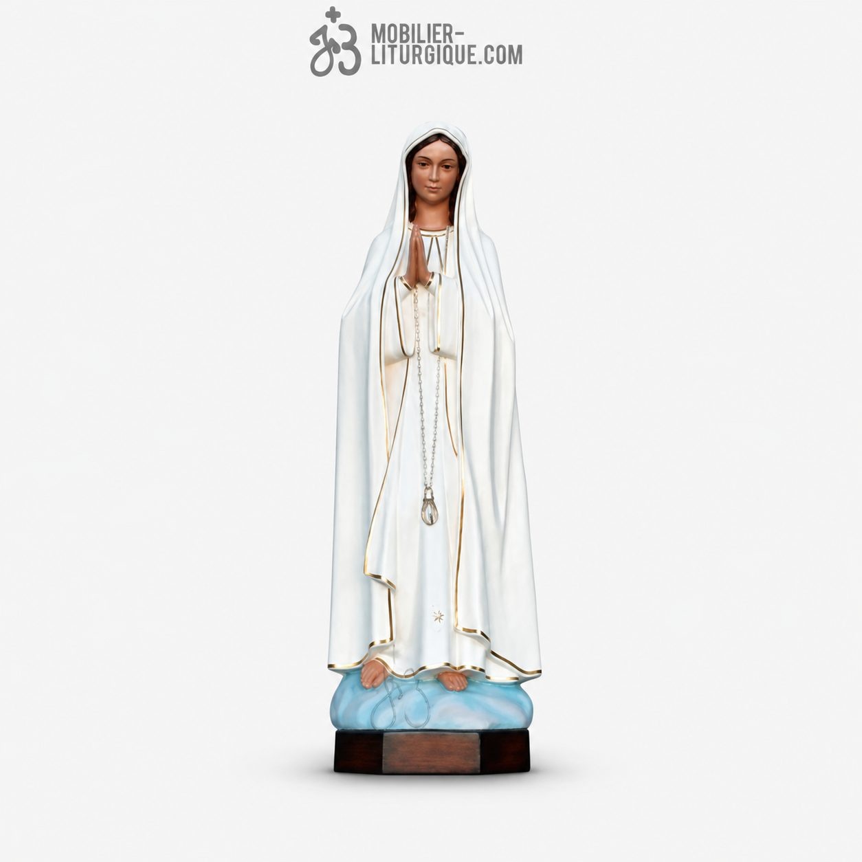 Statue Notre Dame de Fatima Polychrome