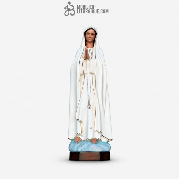 Statue Notre Dame de Fatima Polychrome