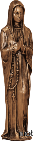 Statue Notre Dame de Lourdes Bronze