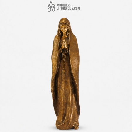 Statue Notre Dame de Lourdes Bronze