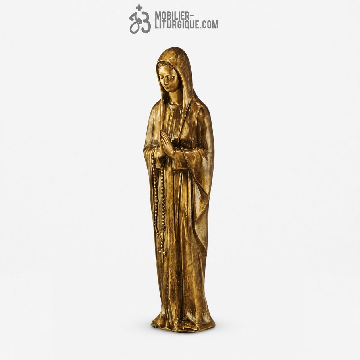 Statue Notre Dame de Lourdes Bronze