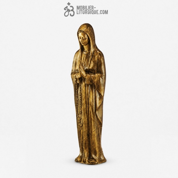 Statue Notre Dame de Lourdes Bronze