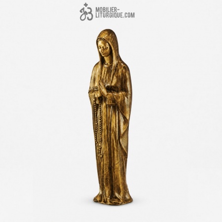Statue Notre Dame de Lourdes Bronze