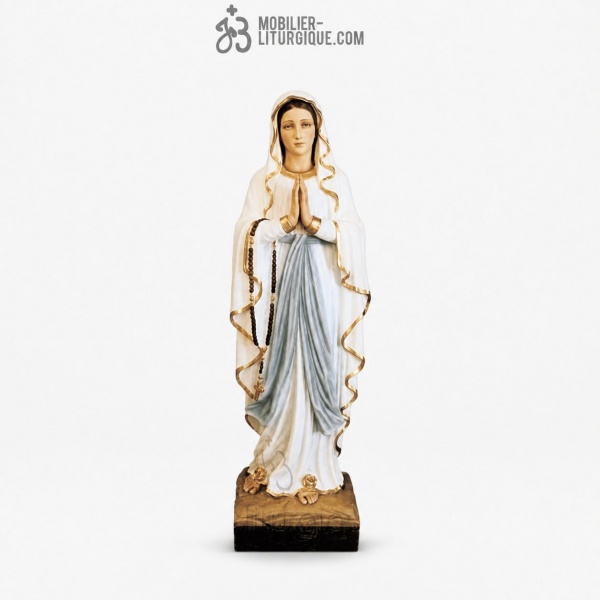 Statue Notre Dame De Lourdes D�cor�e