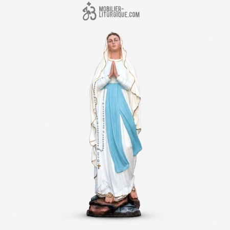 Statue Notre Dame de Lourdes Polychrome