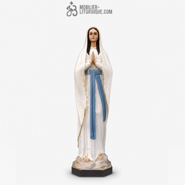 Statue Notre Dame de Lourdes Polychrome