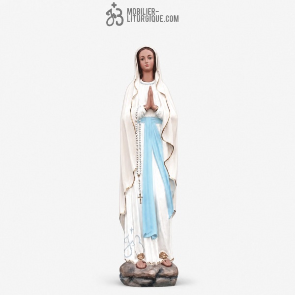 Statue Notre Dame de Lourdes Polychrome