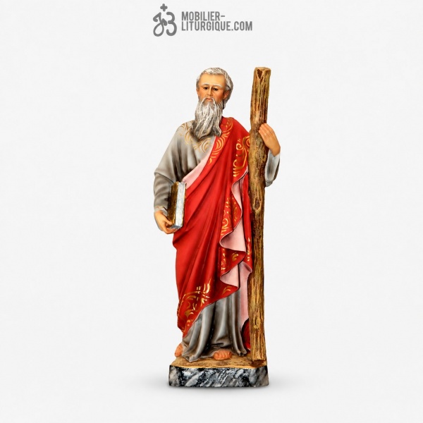 Statue Saint Andr� Polychrome