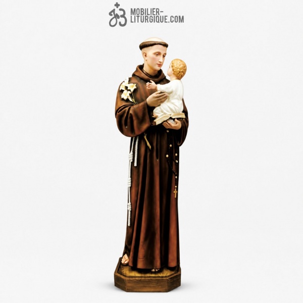 Statue Saint Antoine de Padoue D�cor�