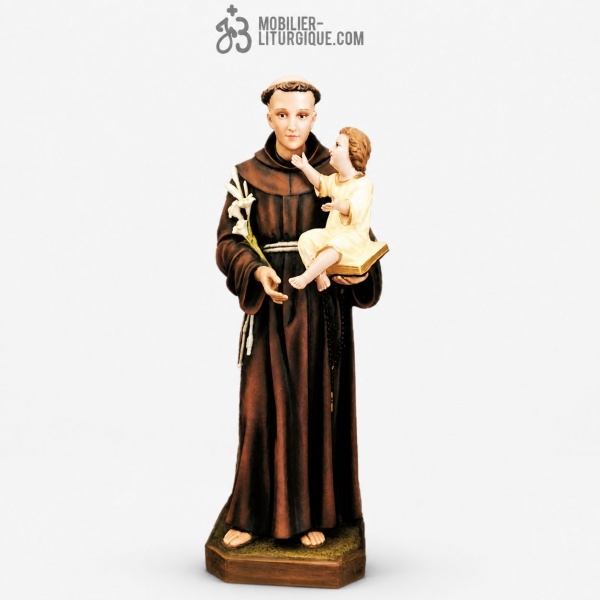 Statue Saint Antoine de Padoue D�cor�