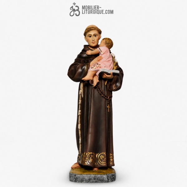 Statue Saint Antoine de Padoue Polychrome
