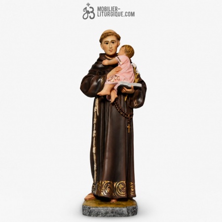 Statue Saint Antoine de Padoue Polychrome