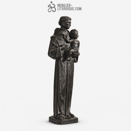 Statue Saint Antoine de Padoue Polychrome