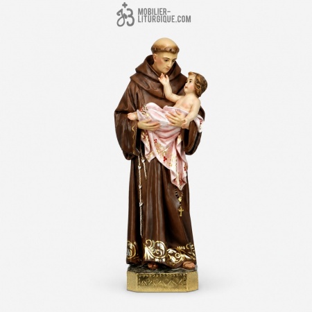 Statue Saint Antoine de Padoue Polychrome