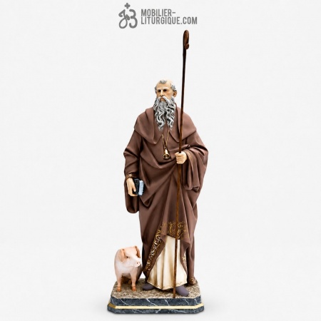 Statue Saint Antoine Polychrome