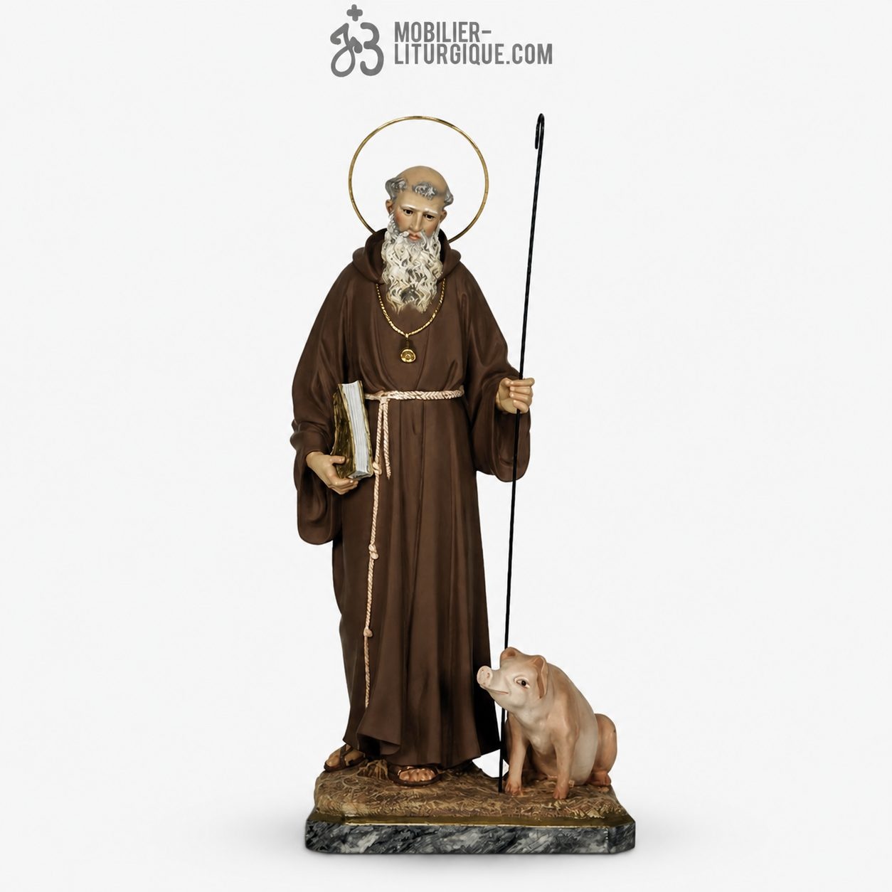 Statue Saint Antoine Polychrome