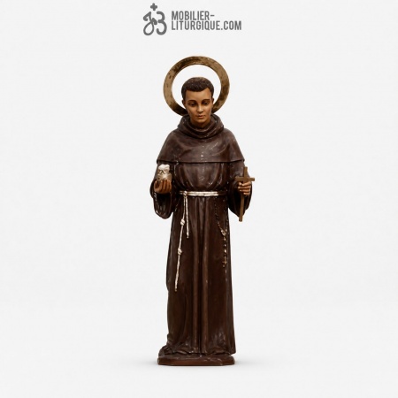 Statue Saint Beno�t Polychrome