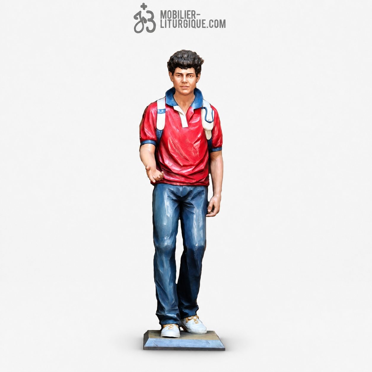 Statue Saint Carlo Acutis sur mesure_01