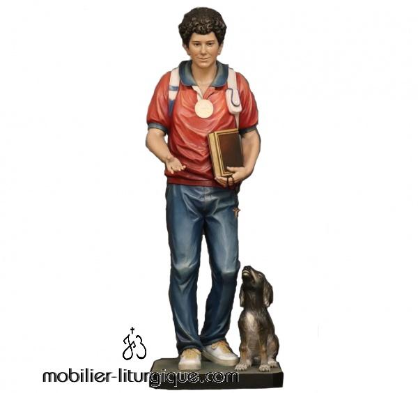 Statue Saint Carlo Acutis sur mesure_02
