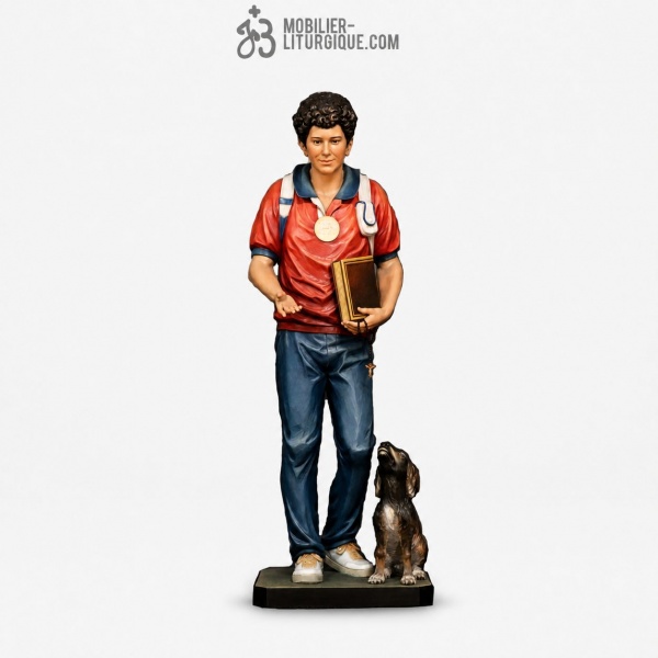 Statue Saint Carlo Acutis sur mesure_02