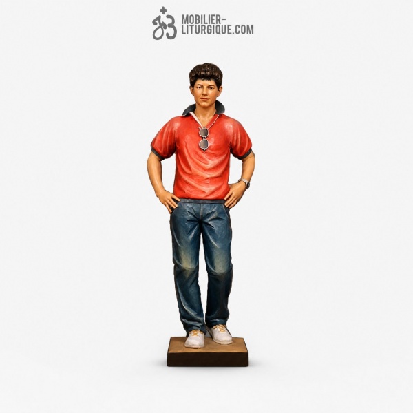 Statue Saint Carlo Acutis sur mesure_03