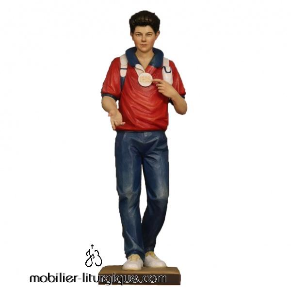 Statue Saint Carlo Acutis sur mesure_05