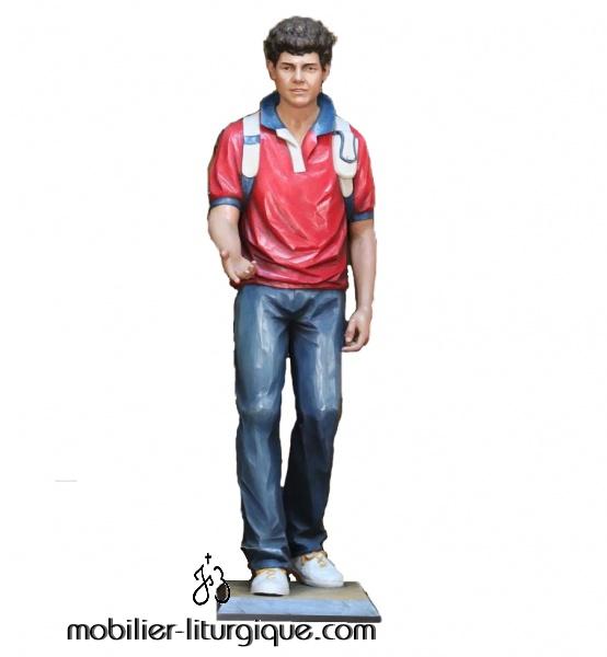 Statue Saint Carlo Acutis sur mesure801