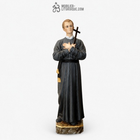 Statue Saint G&eacute;rard Polychrome Antique