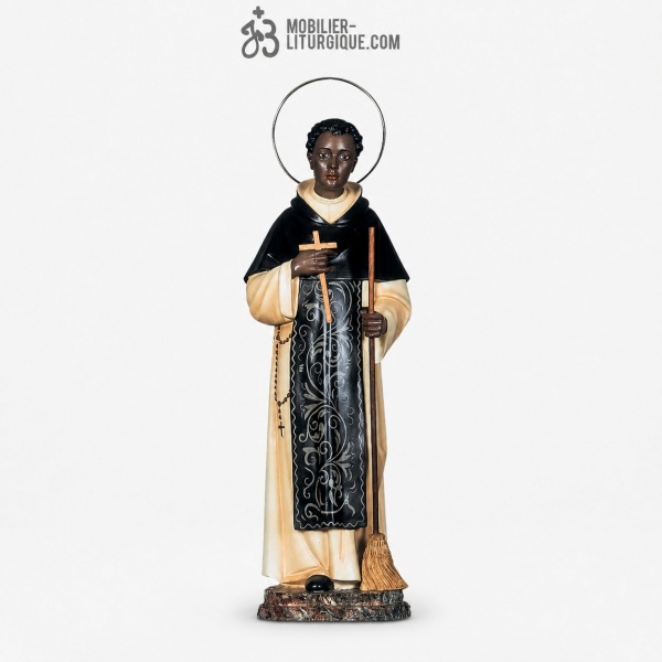 Statue Saint Martin des Pauvres Polychrome