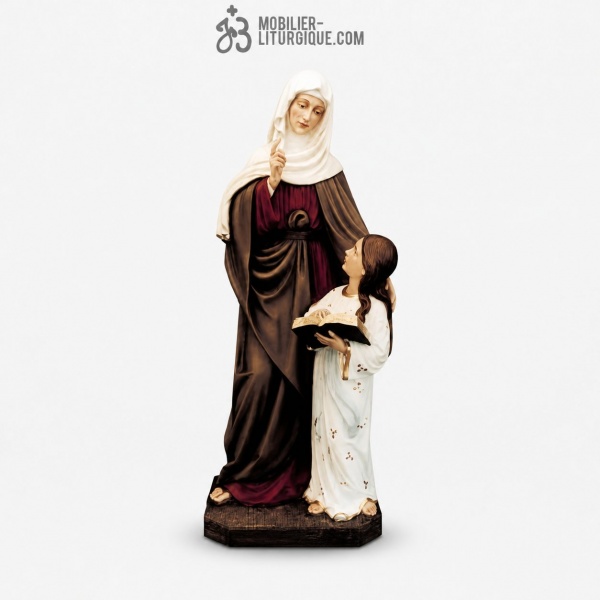 Statue Sainte Anne D�cor�e