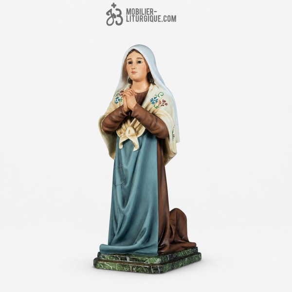 Statue Sainte Bernadette Polychrome
