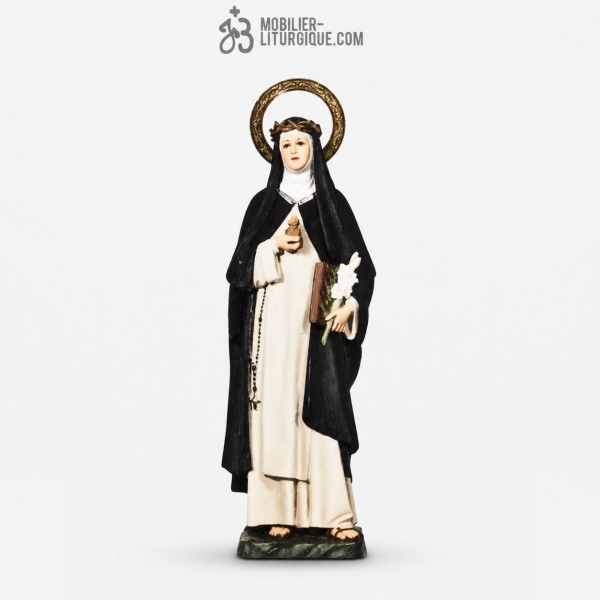 Statue Sainte Catherine Polychrome