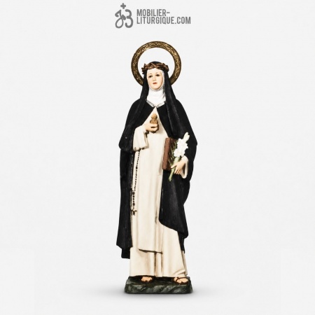 Statue Sainte Catherine Polychrome