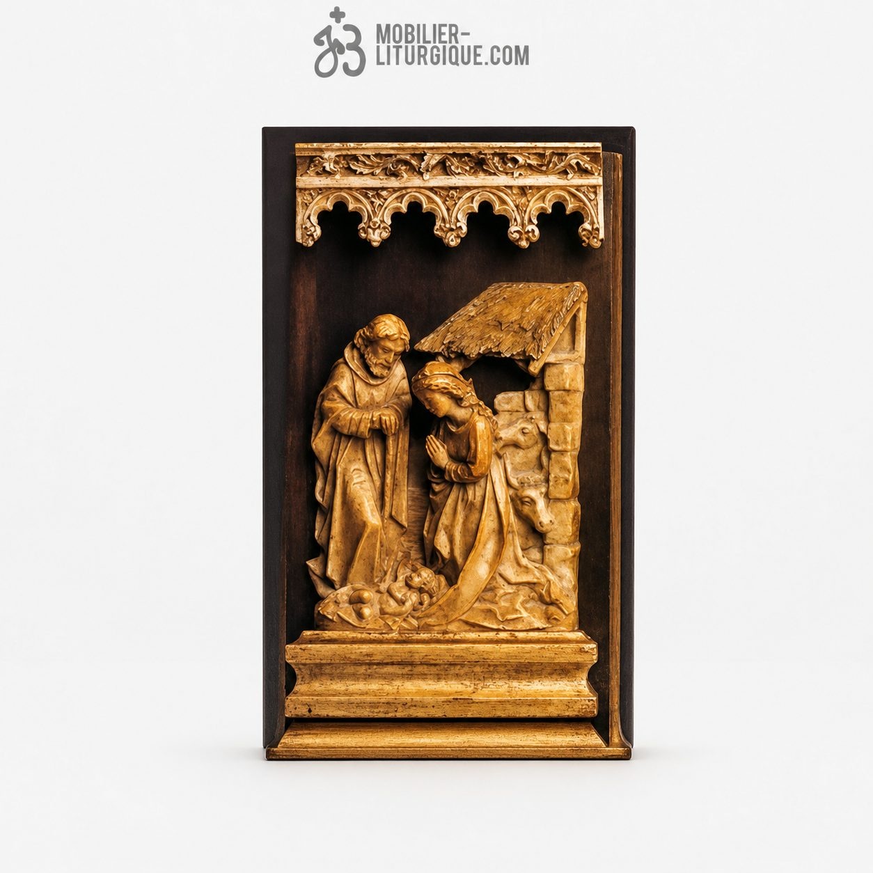Statue Sainte Famille Polychrome