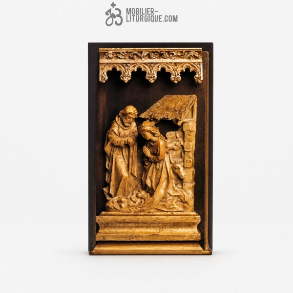 Statue Sainte Famille Polychrome