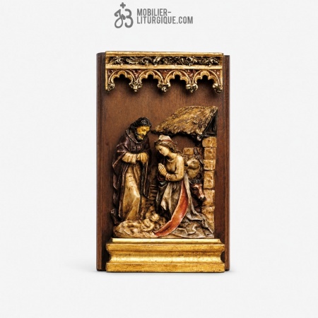 Statue Sainte Famille Polychrome