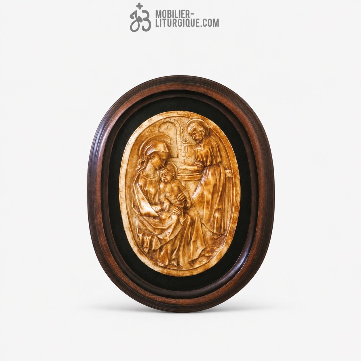 Statue Sainte Famille Polychrome
